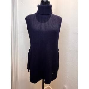 Carolina Herrera blue knitted vest size S